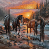 Sunset Gallop Puzzle 1000 Teile